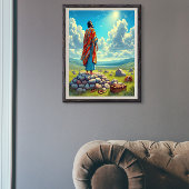 Genesis 15: De heilige blik van Abram Poster