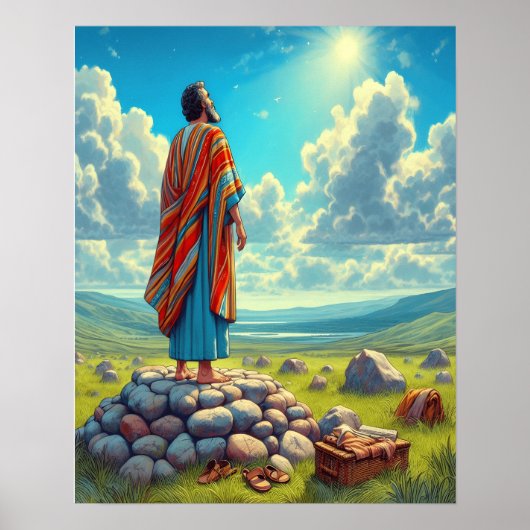 Genesis 15: De heilige blik van Abram Poster (Voorkant)