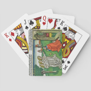 Genesis 18 2 Abraham en de Drie Angels, uit de Speelkaarten