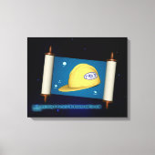 Genesis 1:1 - Bouw Canvas Afdruk (Voorkant)