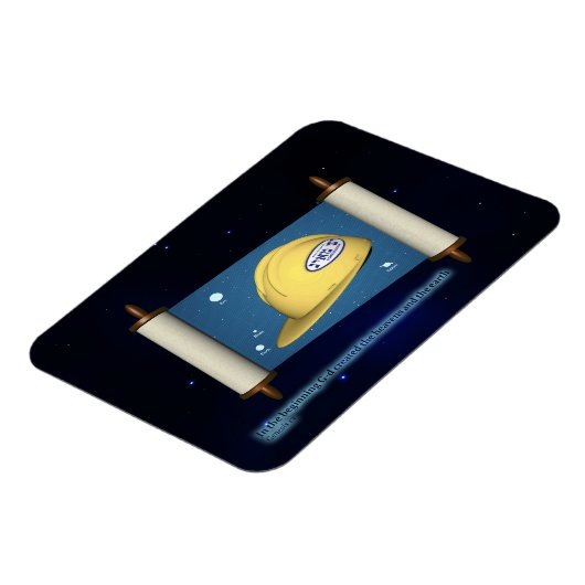 Genesis 1:1 - Bouw Magneet (Linkerzijde)