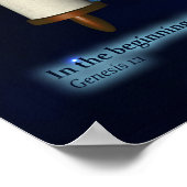 Genesis 1:1 - Bouw Poster (Hoek)