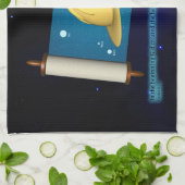 Genesis 1:1 - Bouw Theedoek (Gevouwen)