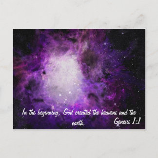 Genesis 1:1 briefkaart