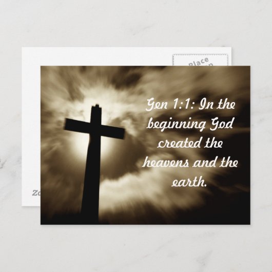 Genesis 1;1 Briefkaarten (Voorkant / Achterkant)