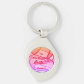 Genesis 1:1 In het begin God..." Bijbelse waarheid Sleutelhanger (Voorkant)