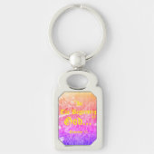 Genesis 1:1 In het begin God..." Bijbelse waarheid Sleutelhanger (Voorkant)