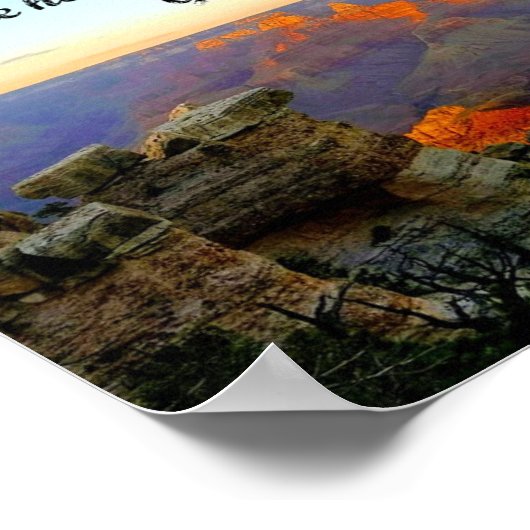 Genesis 1:1 In het begin schiep God Poster (Hoek)