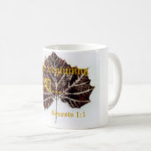 Genesis 1:1 Mok (Voorkant rechts)