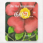 Genesis 1:1 Mousepad Muismat (Voorkant)