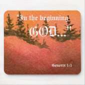 Genesis 1:1 Mousepad Muismat (Voorkant)
