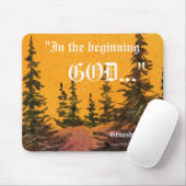 Genesis 1:1 Mousepad Muismat (Met muis)