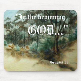 Genesis 1:1 Mousepad Muismat