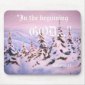 Genesis 1:1 Mousepad Muismat (Voorkant)