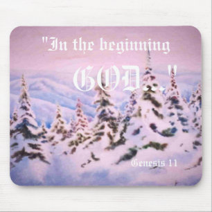 Genesis 1:1 Mousepad Muismat