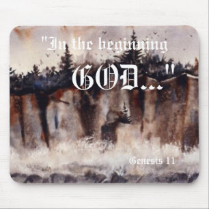 Genesis 1:1 Mousepad Muismat