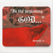 Genesis 1:1 Mousepad Muismat (Voorkant)