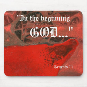 Genesis 1:1 Mousepad Muismat