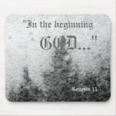 Genesis 1:1 Mousepad Muismat (Voorkant)