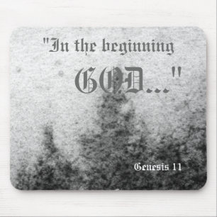 Genesis 1:1 Mousepad Muismat