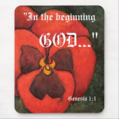 Genesis 1:1 Mousepad Muismat (Voorkant)