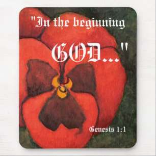 Genesis 1:1 Mousepad Muismat
