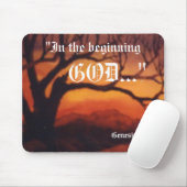 Genesis 1:1 Mousepad Muismat (Met muis)