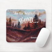 Genesis 1:1 Mousepad Muismat (Met muis)