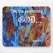 Genesis 1:1 Mousepad Muismat (Voorkant)