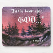 Genesis 1:1 Mousepad Muismat (Voorkant)