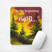 Genesis 1:1 Mousepad Muismat (Met muis)