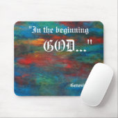 Genesis 1:1 Mousepad Muismat (Met muis)