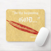 Genesis 1:1 Mousepad Muismat (Met muis)