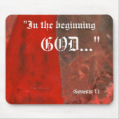 Genesis 1:1 Mousepad Muismat (Voorkant)
