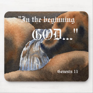 Genesis 1:1 Mousepad Muismat