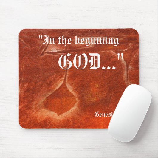 Genesis 1:1 Mousepad Muismat (Met muis)