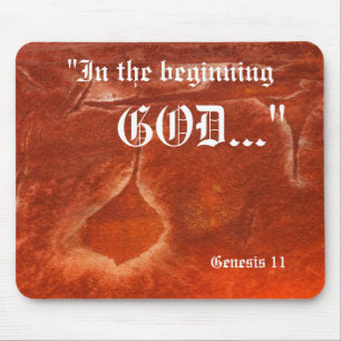 Genesis 1:1 Mousepad Muismat