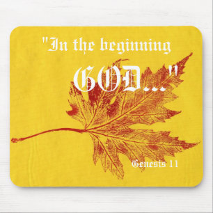 Genesis 1:1 Mousepad Muismat