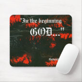 Genesis 1:1 Mousepad Muismat (Met muis)
