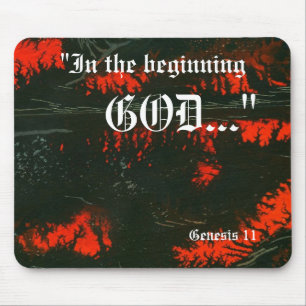 Genesis 1:1 Mousepad Muismat