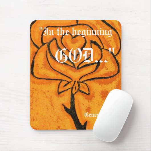 Genesis 1:1 Mousepad Muismat (Met muis)