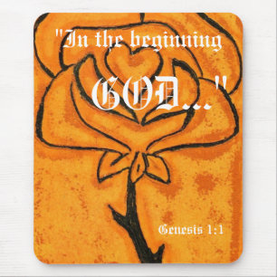 Genesis 1:1 Mousepad Muismat