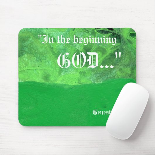 Genesis 1:1 Mousepad Muismat (Met muis)