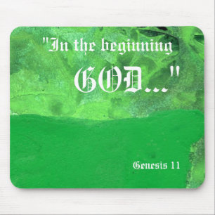 Genesis 1:1 Mousepad Muismat