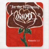 Genesis 1:1 Mousepad Muismat (Voorkant)