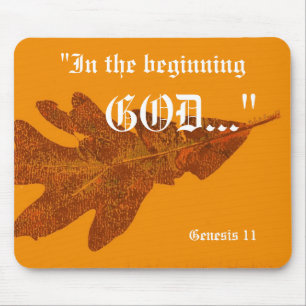 Genesis 1:1 Mousepad Muismat