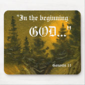 Genesis 1:1 Mousepad Muismat (Voorkant)