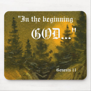 Genesis 1:1 Mousepad Muismat