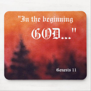 Genesis 1:1 Mousepad Muismat