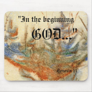 Genesis 1:1 Mousepad Muismat